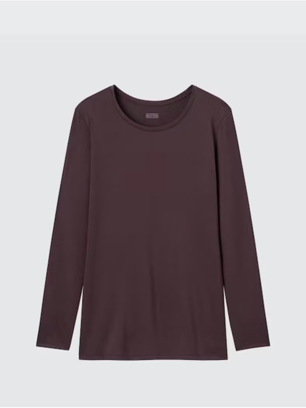 NWT Uniqlo Heattech Crew Neck Long Sleeve t-shirt Small